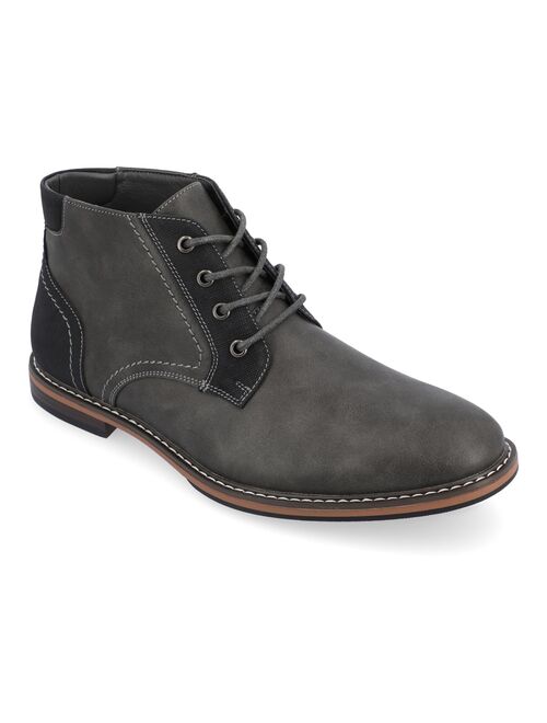 Vance Co. Franco Men's Plain Toe Chukka Boots