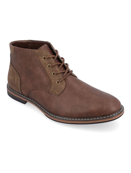 Vance Co. Franco Men's Plain Toe Chukka Boots