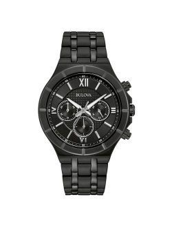 Men's Black Ion-Plated Chronograph Watch - 98A242