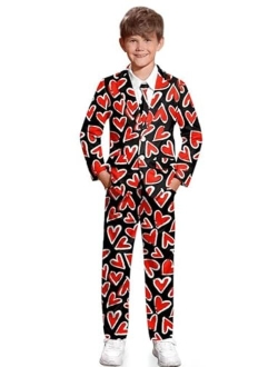 IIMMERChristmas Boys Ugly3PieceSuitswithJacket,Pants&Tie5-14Years