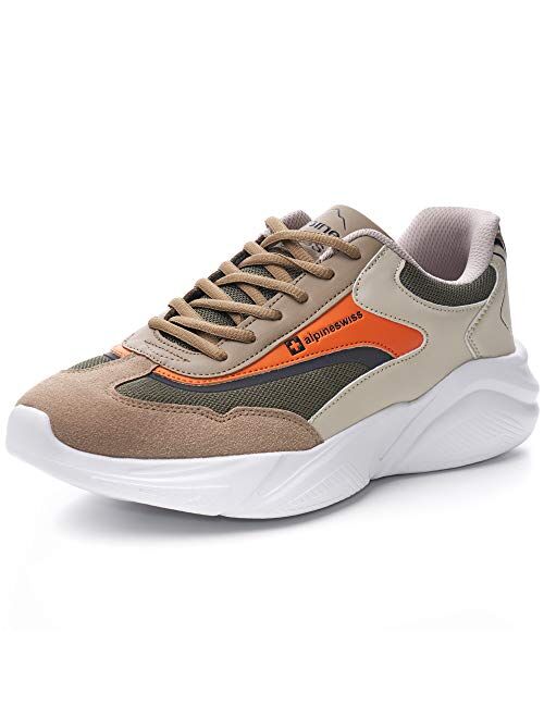 Alpine Swiss Stuart Mens Chunky Fashion Sneakers