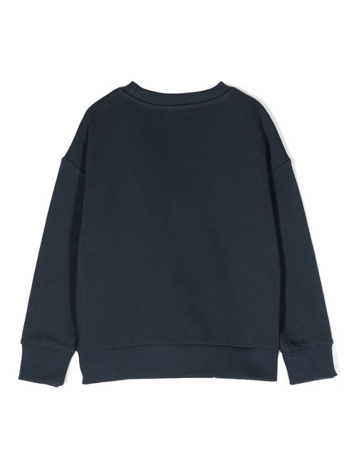 Kenzo Kids embroidered-logo cotton sweatshirt