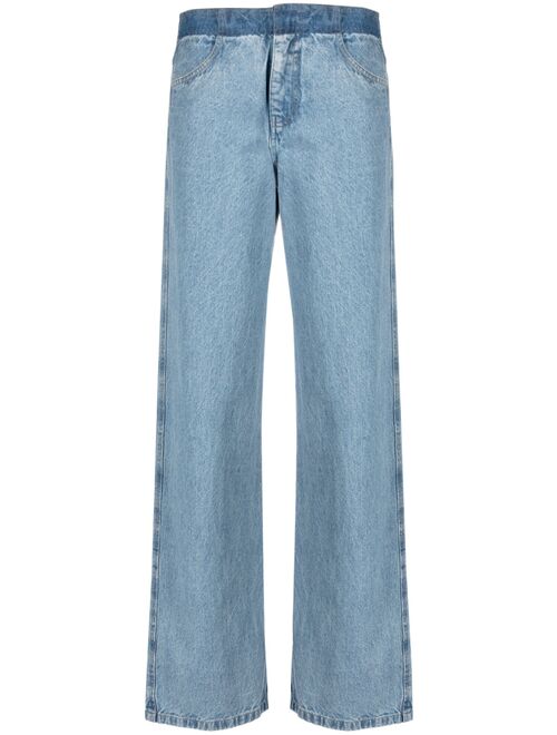 Christopher Esber Deconstruct straight-leg jeans