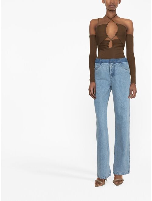 Christopher Esber Deconstruct straight-leg jeans