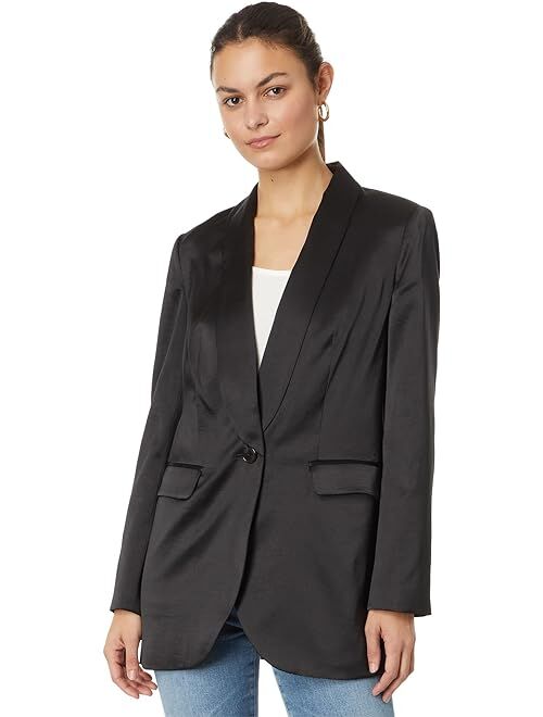 Madewell Satin Oversized Blazer