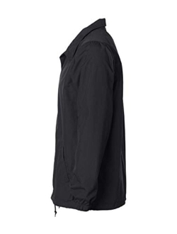 Independent Trading Co. Mens Water Resistant Windbreaker Coaches Jacket (EXP99CNB)