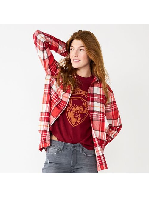 Petite Sonoma Goods For Life Everyday Flannel Shirt