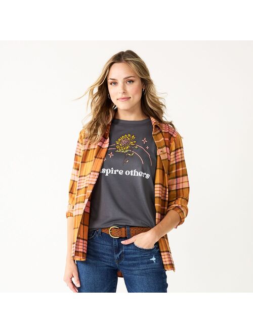 Petite Sonoma Goods For Life Everyday Flannel Shirt