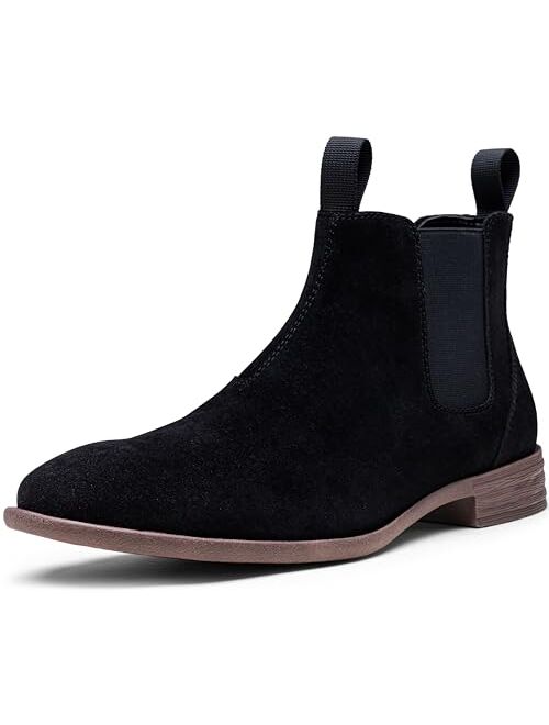 Jousen Men's Chelsea Boots Suede Boots for Men Casual Dress Boots Mens Chukka Ankle Boots