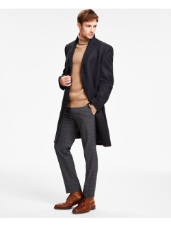 Men's Classic Fit Luxury Wool Cashmere Blend Overcoats