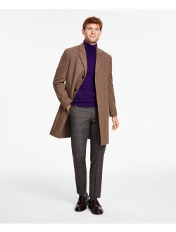 Men's Classic Fit Luxury Wool Cashmere Blend Overcoats