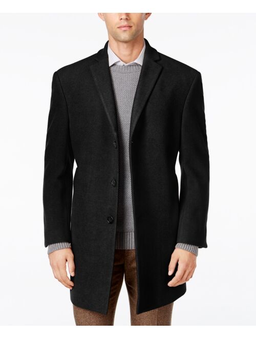 CALVIN KLEIN Men's Prosper Wool-Blend Slim Fit Overcoat