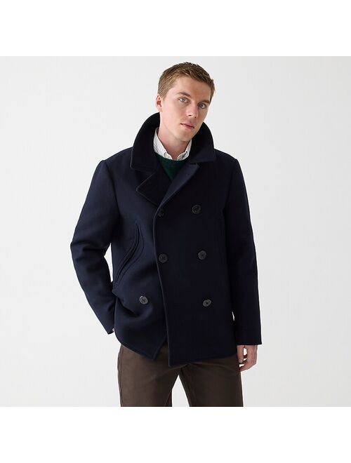 J.Crew Dock peacoat with PrimaLoft