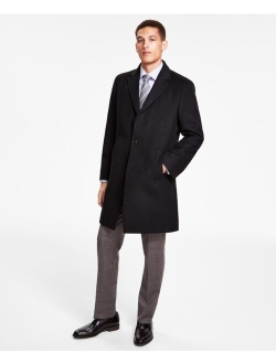 Men's Classic-Fit Solid Overcoats