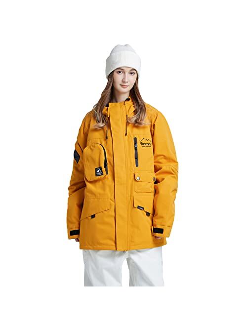 Come Wonka Womens Ski Jacket Waterproof Snow Jackets Winter Windproof Snowboard Jacket Coats with Hood