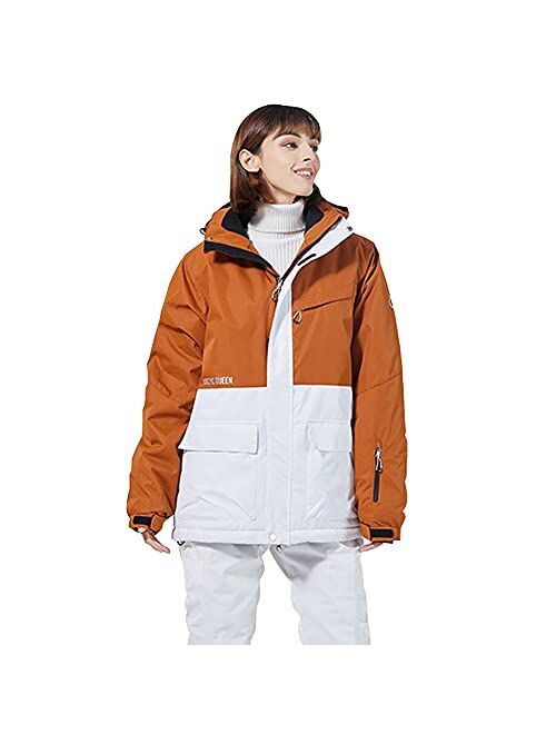 SNOWVERB Winter Warm Waterproof Skiing Jacket Snowboard Coat with Hood Outdoor Snow Ski Jackets