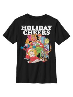 Boy's The Muppets Holiday Cheers Child T-Shirt
