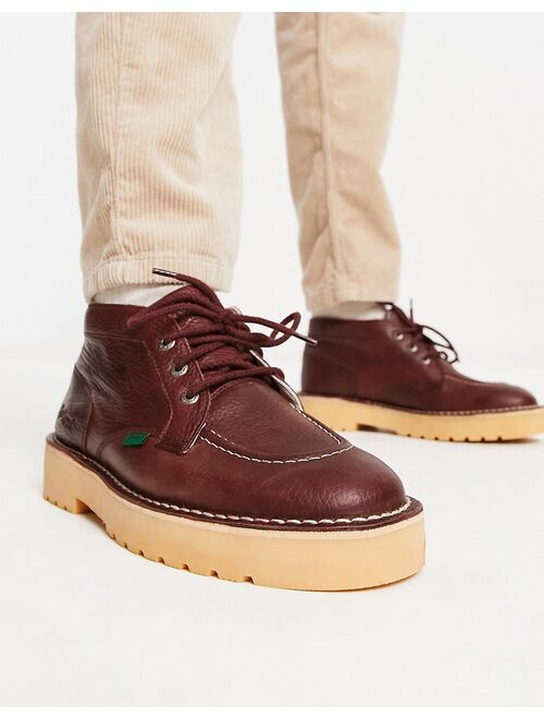 Kickers Daltrey chukka boots in rust