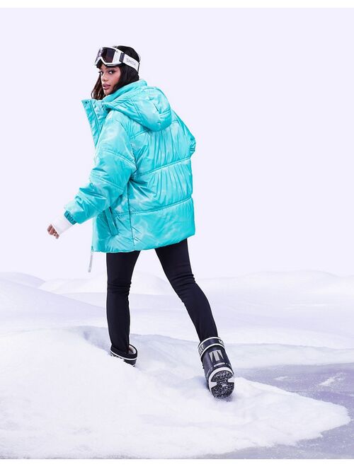 ASOS 4505 ski high shine puffer