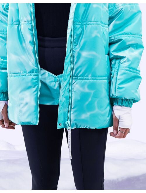 ASOS 4505 ski high shine puffer