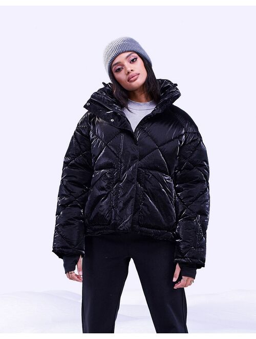 ASOS 4505 ski puffer in rip stop sheen