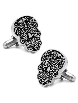 cuff links inc. Men's Cuff Links, Inc. Silver Day of the Dead Cufflinks