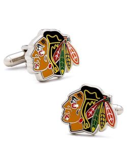 cuff links inc. Cuff Links, Inc. Chicago Blackhawks Rhodium-Plated Cuff Links