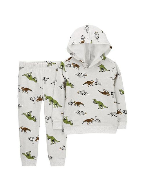 carters Toddler Boy Carter's 2-Piece Dinosaur Hoodie & Pants Set