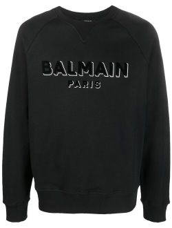 logo-print crew-neck sweatshirt