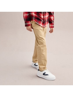 Boys 8-20 Sonoma Goods For Life Skater Pull-On Chino Pants in Regular & Husky