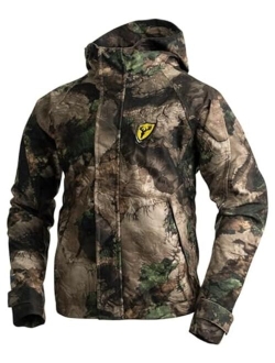 Scentblocker Blocker Outdoors Drencher Youth Lightweight Early Season Breathable Waterproof Hooded Full Zip Rain Camo Hunting Jacket