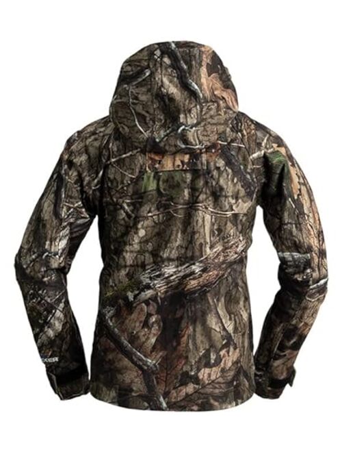 Scentblocker Blocker Outdoors Drencher Youth Lightweight Early Season Breathable Waterproof Hooded Full Zip Rain Camo Hunting Jacket