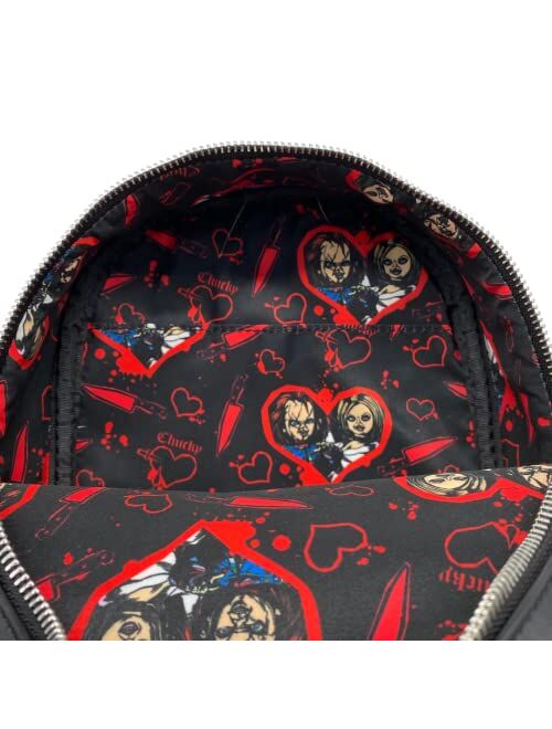 Loungefly Bride of Chucky Cosplay Mini Backpack, Multicolored