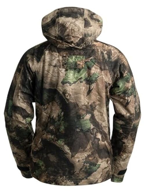 Scentblocker Blocker Outdoors Drencher Youth Insulated Late Season Breathable Waterproof Hooded Full Zip Rain Camo Hunting Jacket