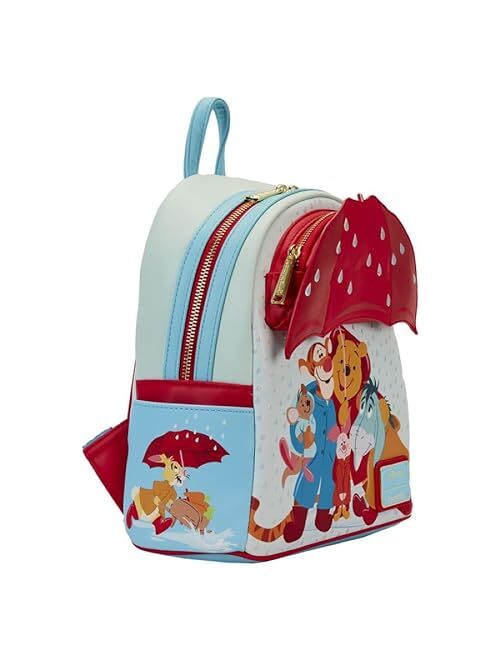 Loungefly Disney Winnie the Pooh and Friends Rainy Day Double Strap Shoulder Bag