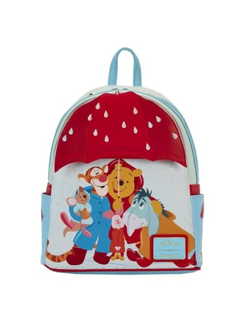 Loungefly Disney Winnie the Pooh and Friends Rainy Day Double Strap Shoulder Bag