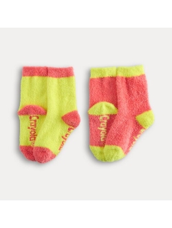 crayola x kohls Crayola X Kohl's Kids 2-pack Eyelash Colorblock Socks