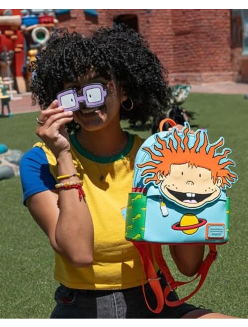 Loungefly Nickelodeon Rugrats Chuckie Cosplay Women's Backpack With Removable Glasses