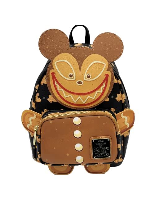 Loungefly x Disney Nightmare Before Christmas Gingerbread Scarry Teddy Mini Backpack