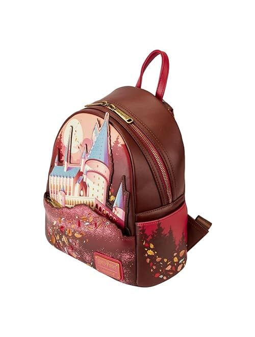 Loungefly Harry Potter Hogwarts Fall Leaves Mini Backpack