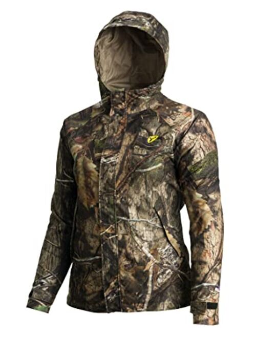 Scentblocker Blocker Outdoors Sola Drencher Women's Lightweight Early Season Breathable Waterproof Hooded Full Zip Camo Hunting Jacket