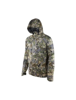 FORLOH Men's AllClima SoftShell Jacket - Waterproof Technical Hunting Coat/Silent Movement/Comfortable Mid-Layer