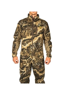 HOT SHOT Mens Flannel Lined Camo Hunting Jacket Camouflage Outdoor Jacket for Men