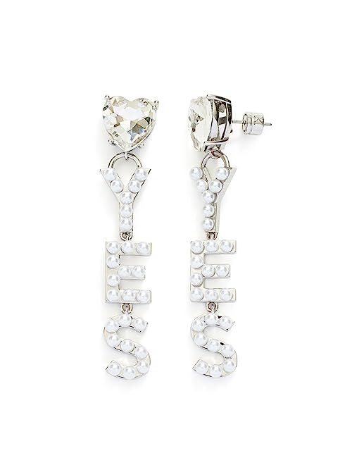 Kleinfeld Womens Bridal Bachelorette Statement Drop Earrings