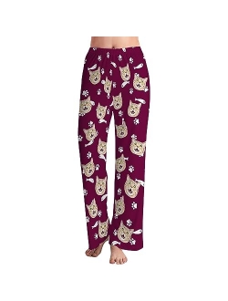 FunStudio Custom Face Pajama Pants with Picture Personalized Photo PJ Bottoms Customized Gifts for Men Women