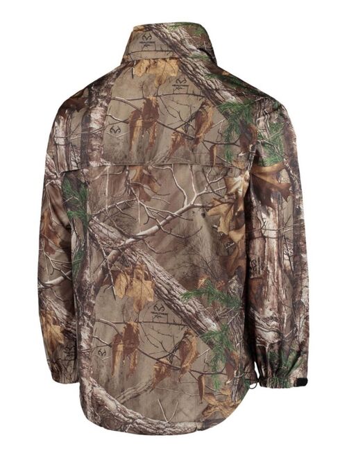 DUNBROOKE Men's Realtree Camo New York Giants Sportsman Waterproof Packable Full-Zip Jacket