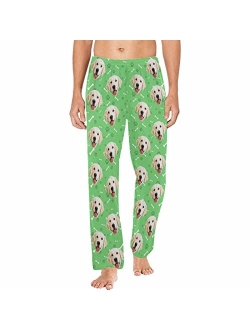 MyPupSocks Personalized Face Pajamas Pants Photo Pajama Bottoms for Men S-XXL