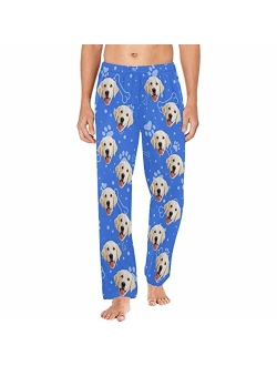 MyPupSocks Personalized Face Pajamas Pants Photo Pajama Bottoms for Men S-XXL