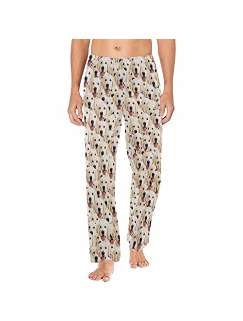 MyPupSocks Personalized Face Pajamas Pants Photo Pajama Bottoms for Men S-XXL