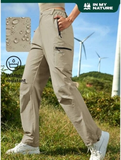 SHEIN In My Nature Women's Outdoor Urban Hiking Commute Sports And Leisure Stretchy Comfortable Long Pants